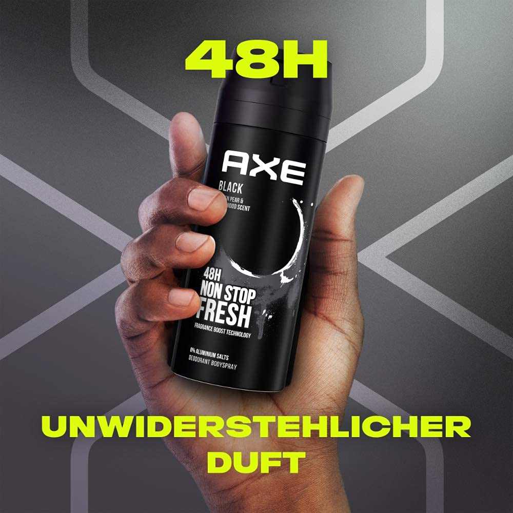 AXE Black Deodorant Bodyspray (6x150ml)