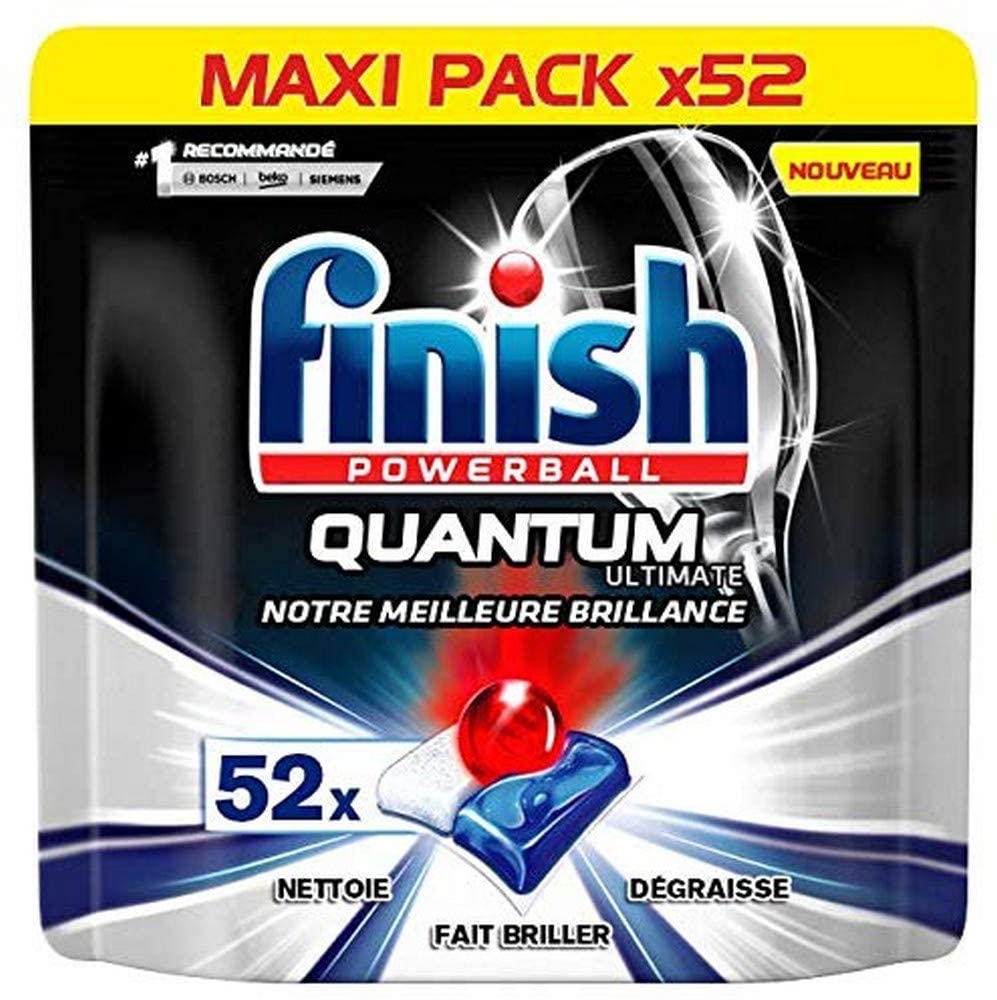 Finish Ultimate Quantum Reinigungsmittel für Spülmaschine (52 Tabs)