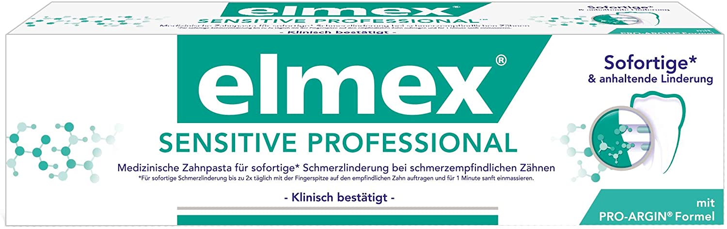 Elmex SENSITIVE PROFESSIONAL Zahnpasta mit Pro-Argin (3x75 ml)