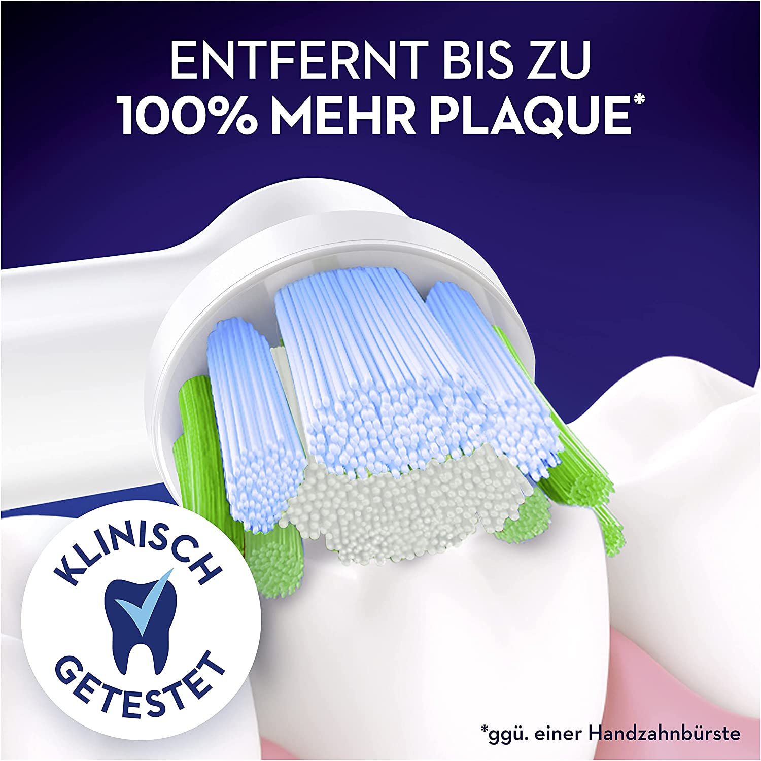 Oral-B Precision Clean Aufsteckbürsten für elektrische Zahnbürste (1x8er Pack)