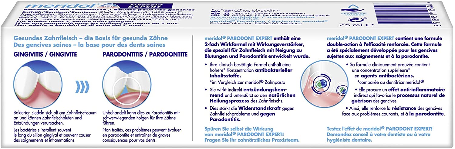 Meridol Zahnpasta Parodont Expert  (1x75ml)