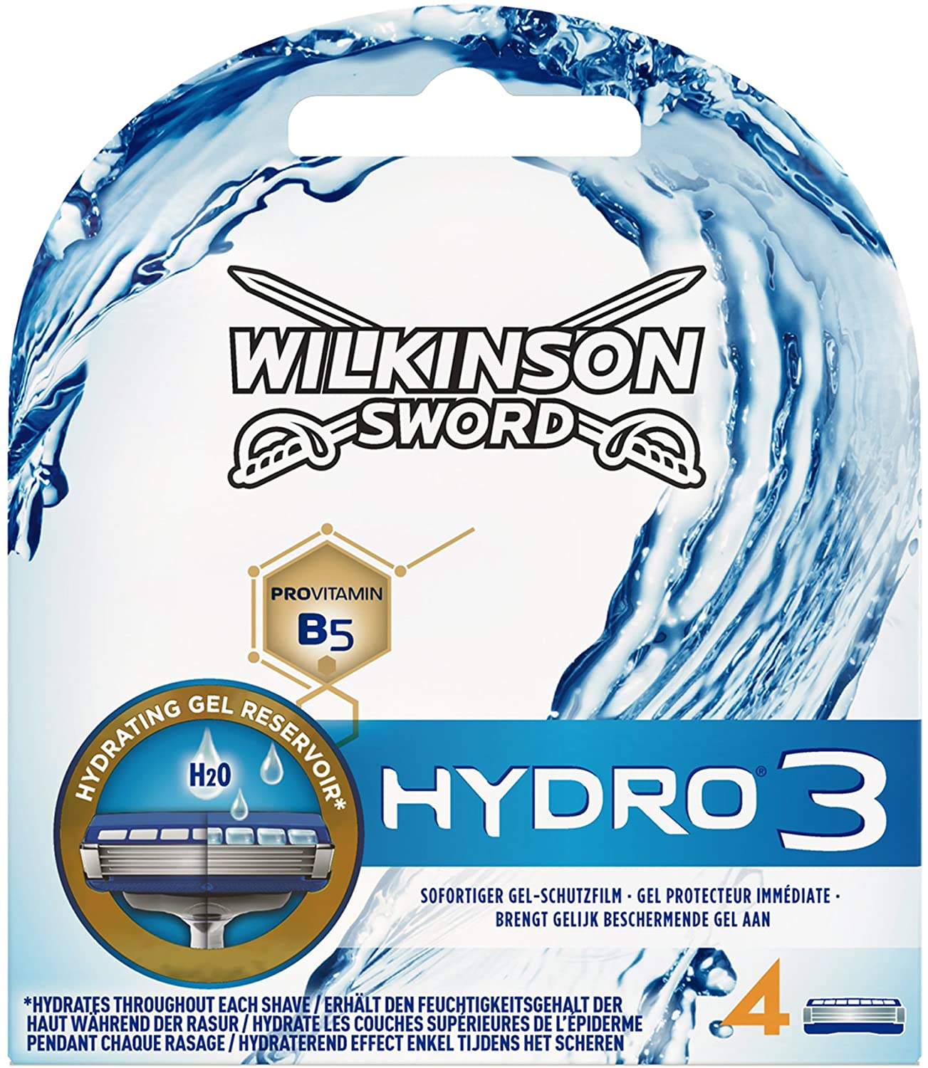 Wilkinson Sword Hydro3 Rasierklingen (1x4er Pack)